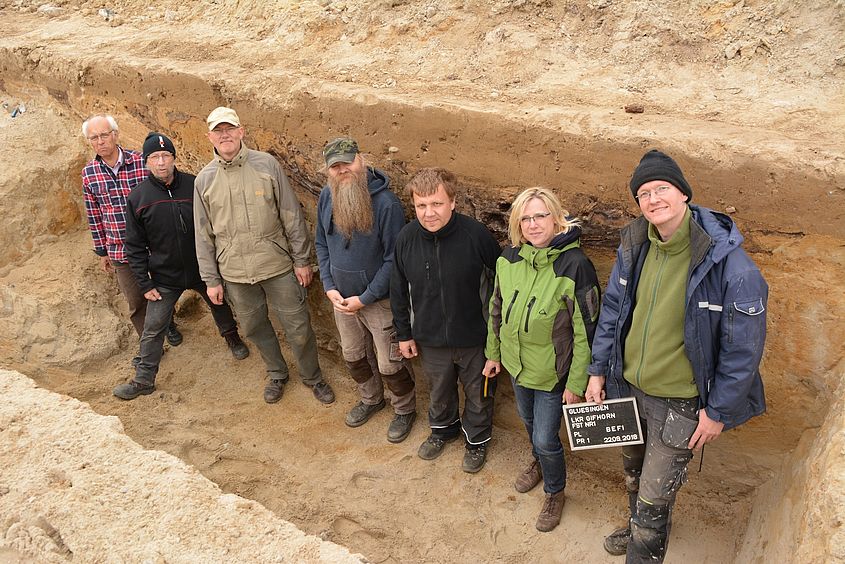 Archäologische Ausgrabungen auf dem Hünenkamp zwischen Glüsingen und Wunderbüttel